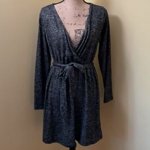 Maurices shimmer sweater dress with belt